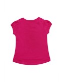 Tricou cu stea, amarant NDZ8109 - Magazin online - Boutique